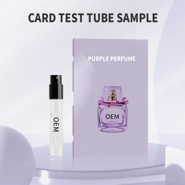 OEM & ODM Custom Logo Card sample perfume - Image 1